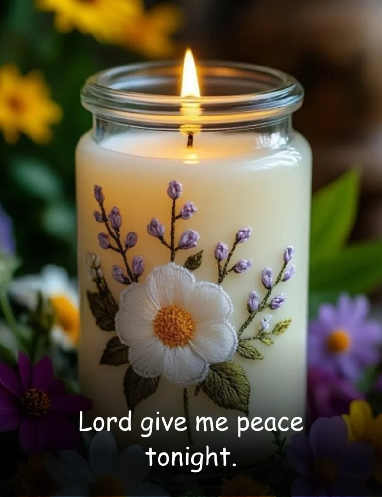 Lord give me peace tonight.