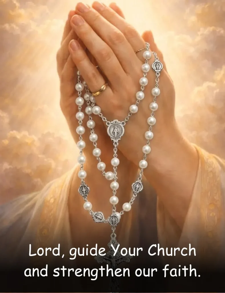 Lord, guide Your Church and strengthen our faith.