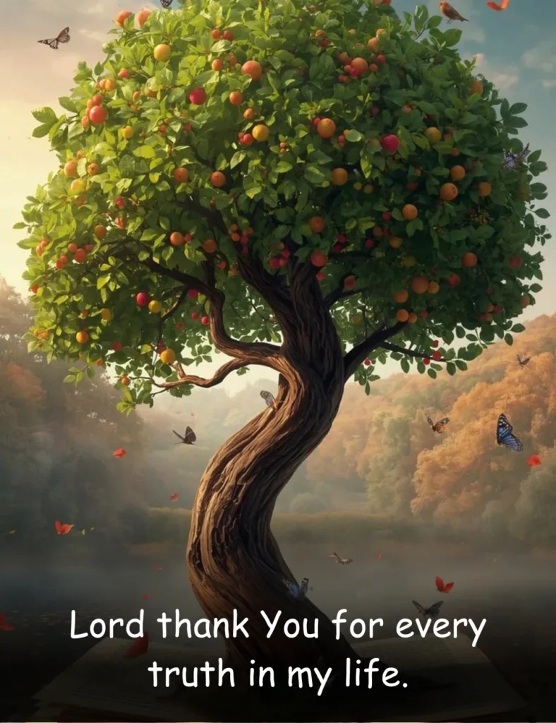 Lord thank You for every truth in my life.