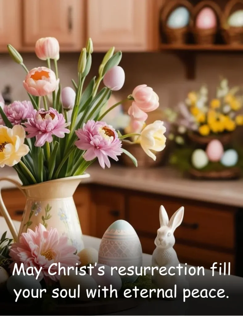 May Christ’s resurrection fill your soul with eternal peace.