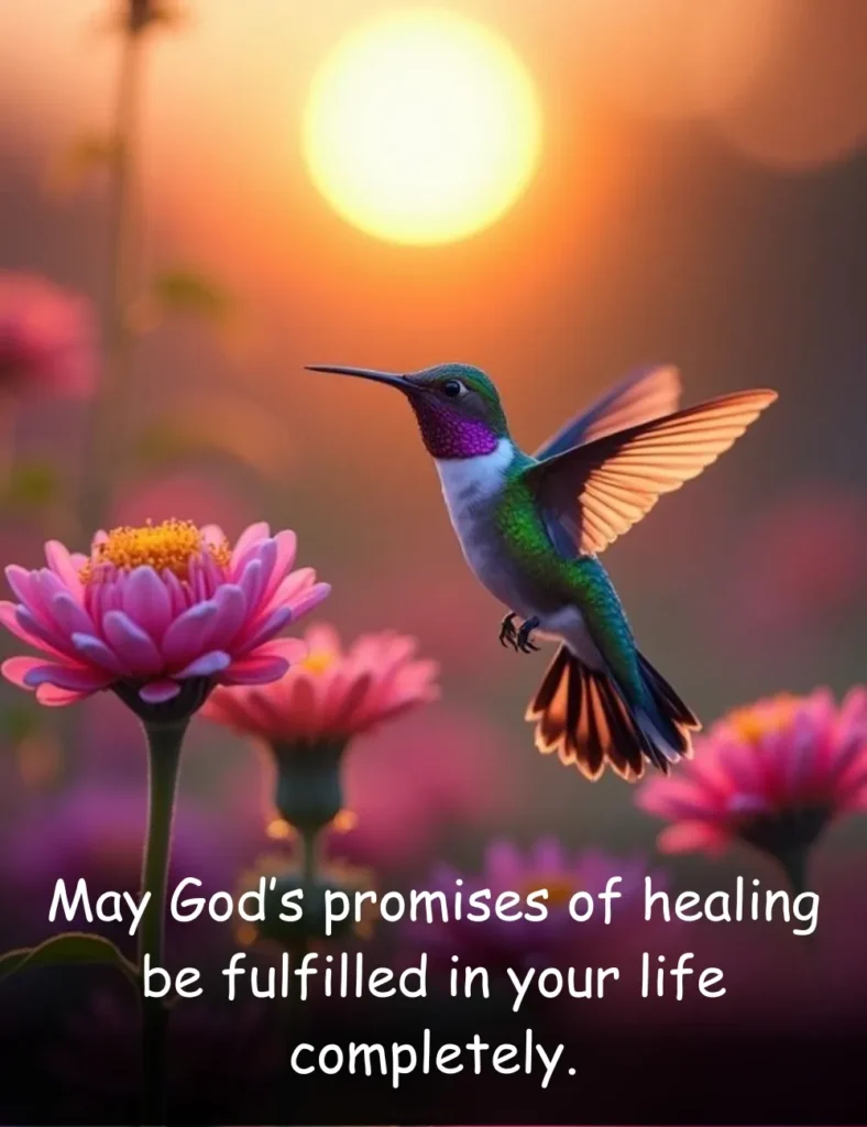 May God’s promises of healing be fulfilled in your life completely.