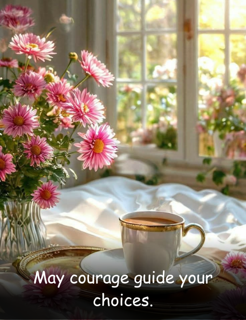 May courage guide your choices