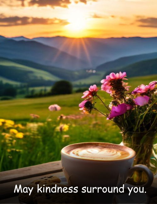 May kindness surround you