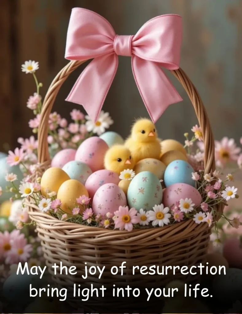 May the joy of resurrection bring light into your life.