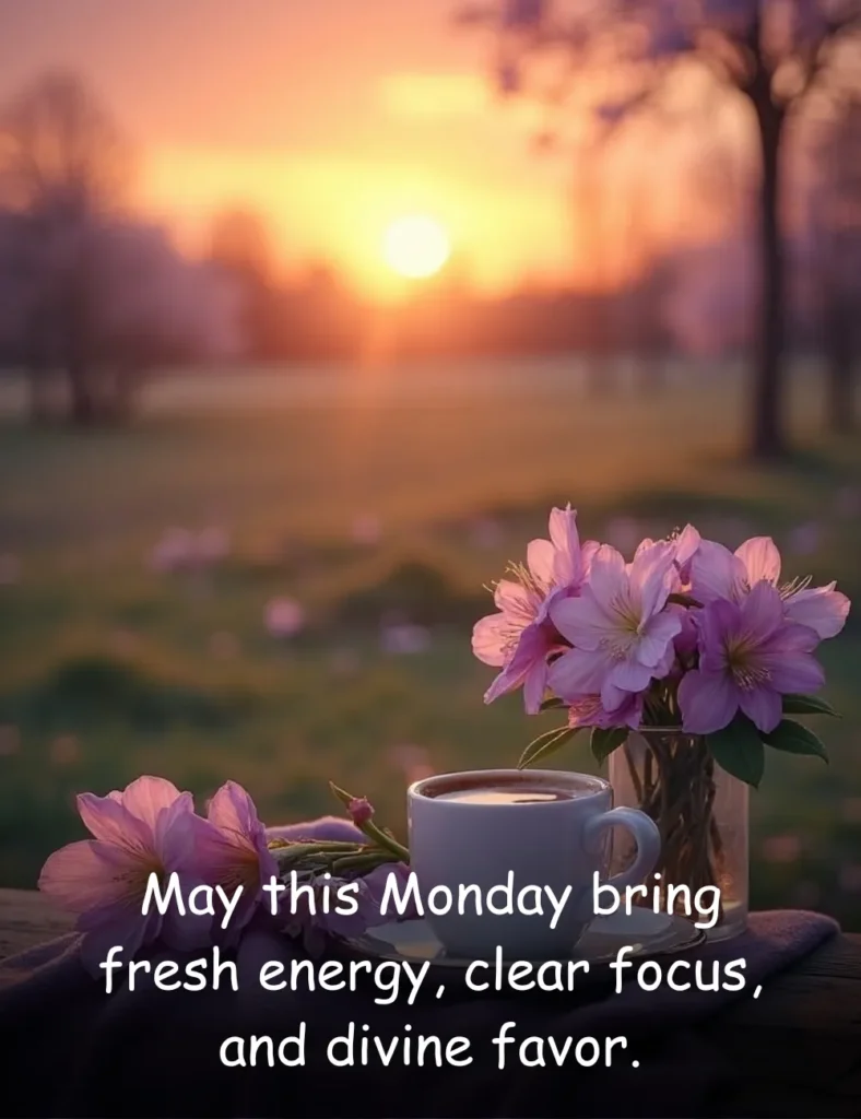 May this Monday bring fresh energy, clear focus, and divine favor.
