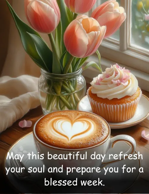 May this beautiful day refresh your soul and prepare you for a blessed week.