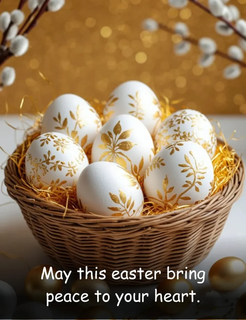 May this easter bring peace to your heart.