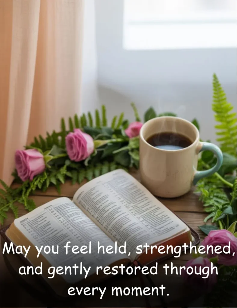 May you feel held, strengthened, and gently restored through every moment.