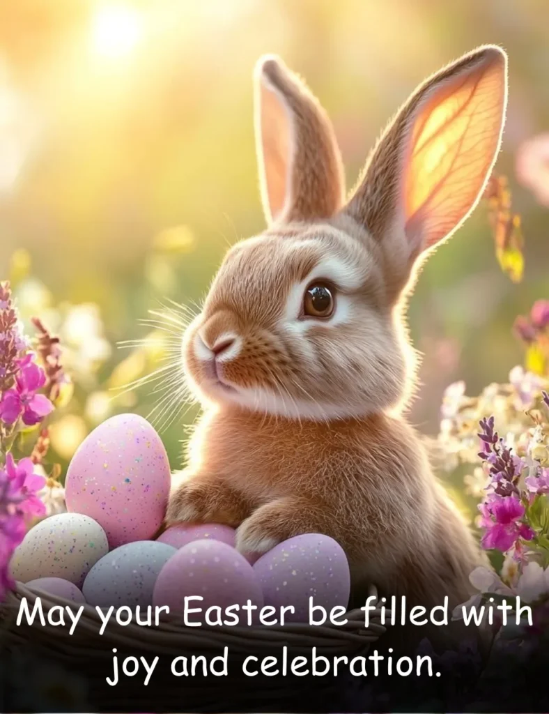 May your Easter be filled with joy and celebration.