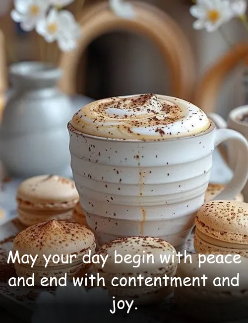 May your day begin with peace and end with contentment and joy.