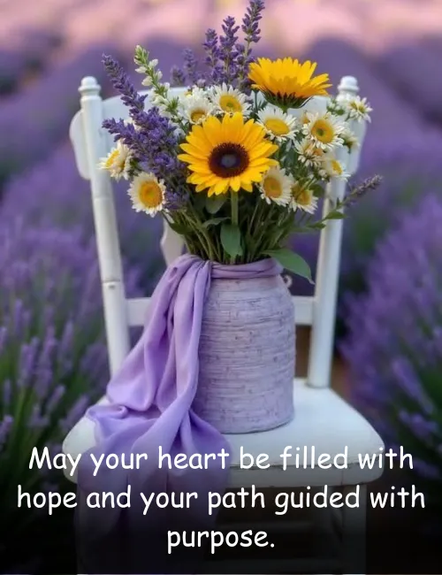 May your heart be filled with hope and your path guided with purpose.