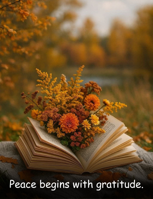 Peace begins with gratitude