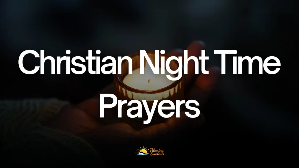 christian night time prayers