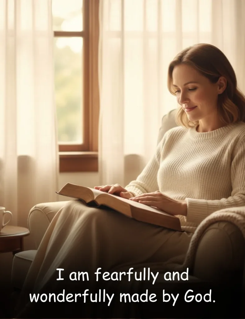 I am fearfully and wonderfully made by God.