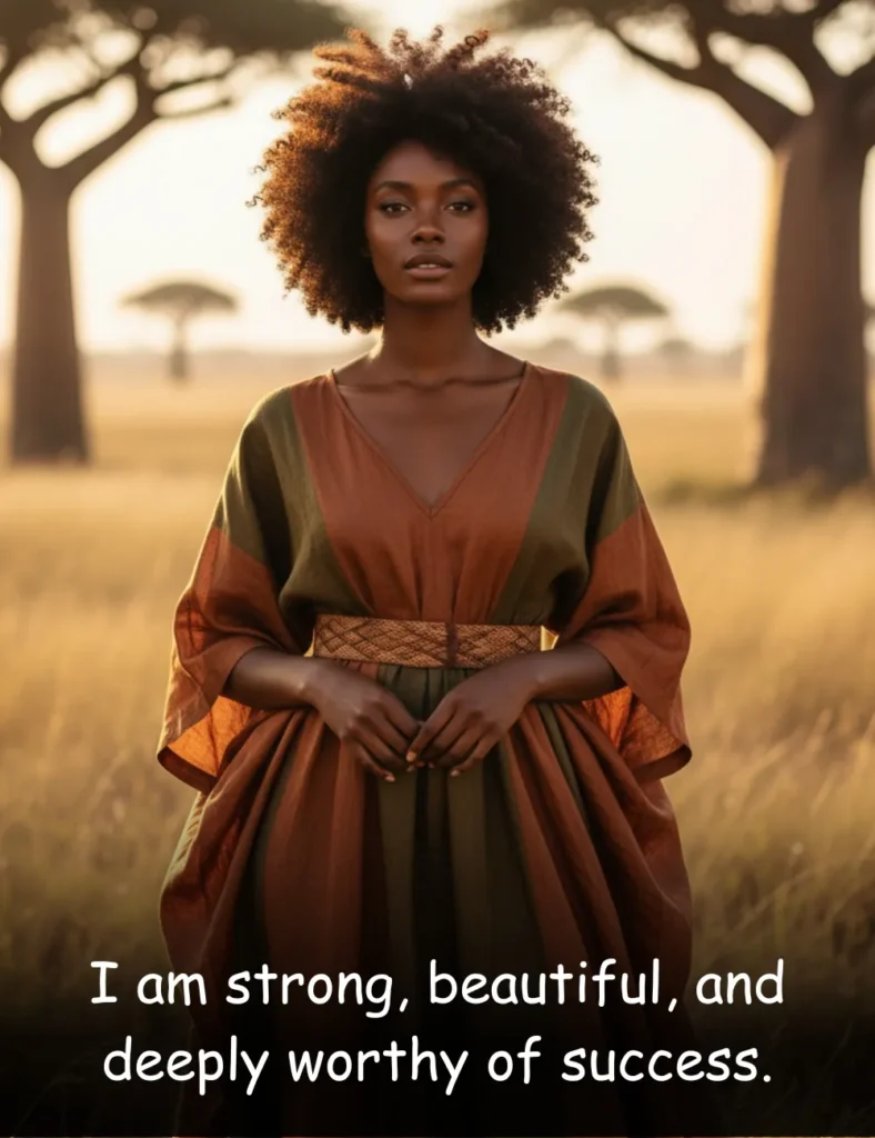 I am strong, beautiful, and deeply worthy of success.