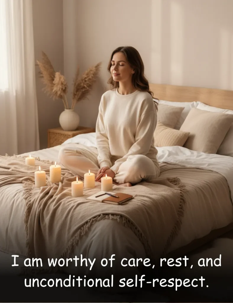 I am worthy of care, rest, and unconditional self-respect.