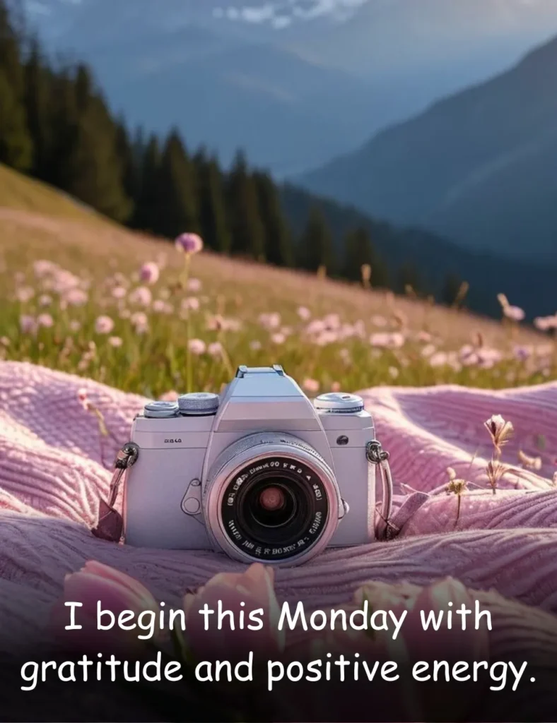 I begin this Monday with gratitude and positive energy.