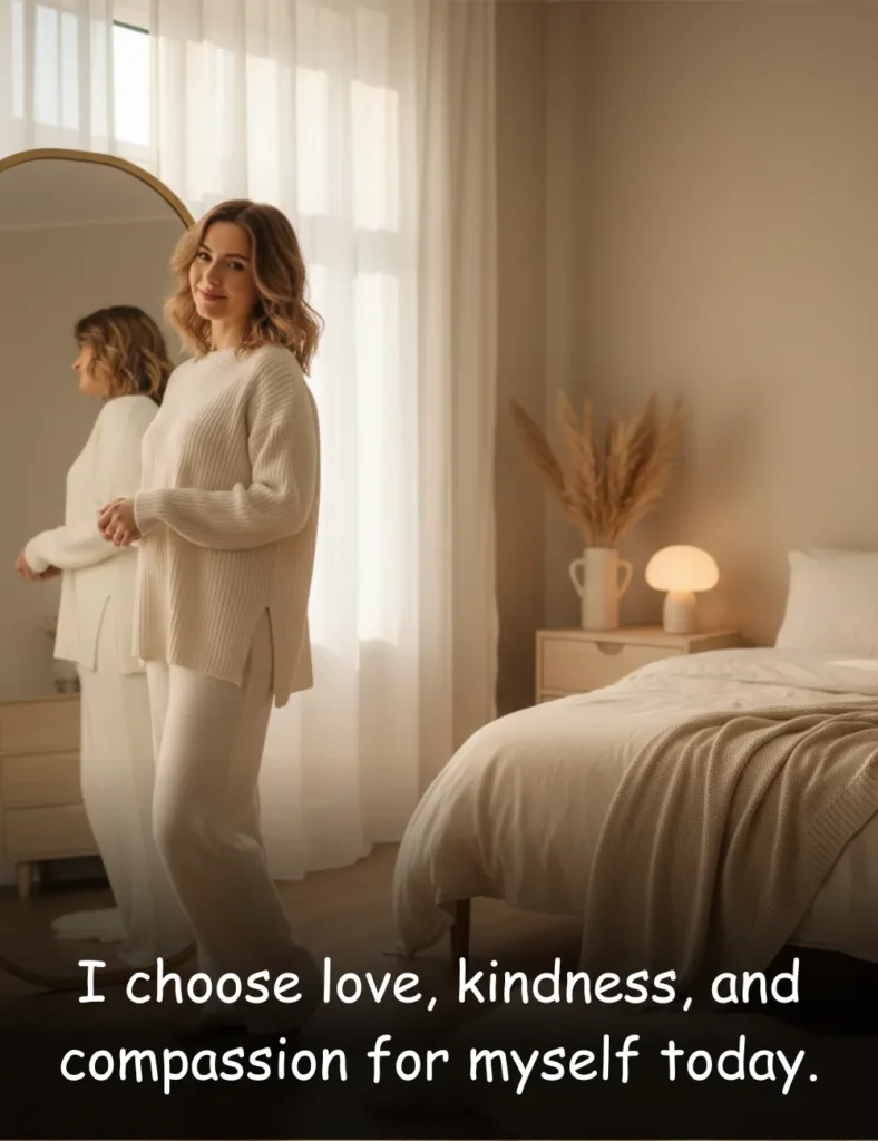 I choose love, kindness, and compassion for myself today.