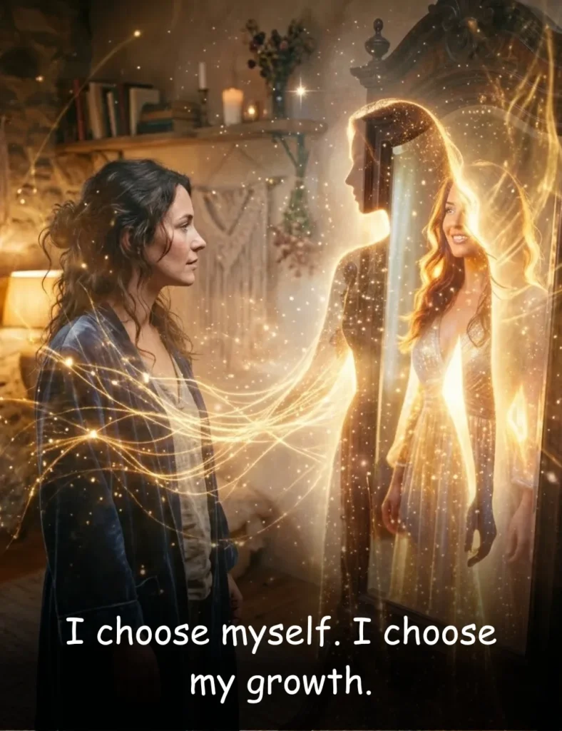 I choose myself. I choose my growth.