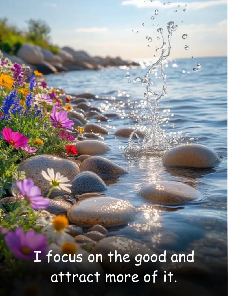 I focus on the good and attract more of it.
