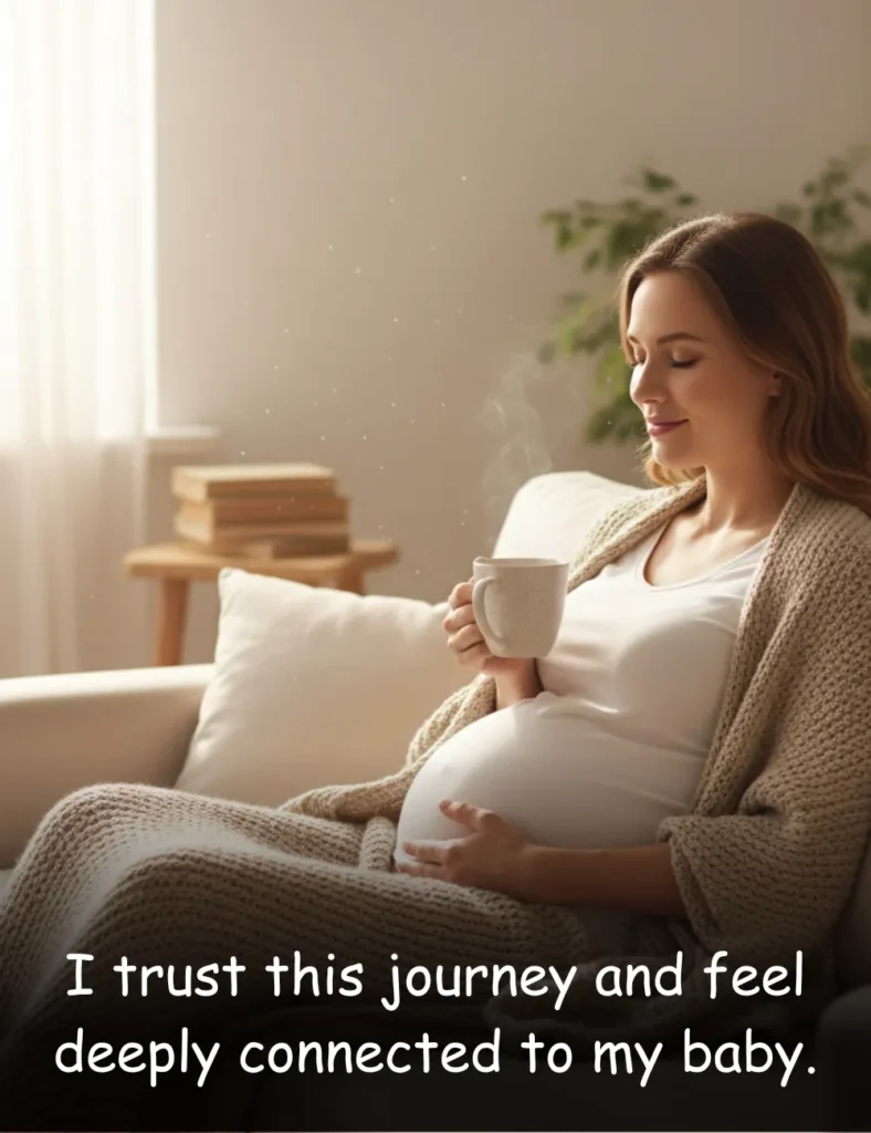 I trust this journey and feel deeply connected to my baby.
