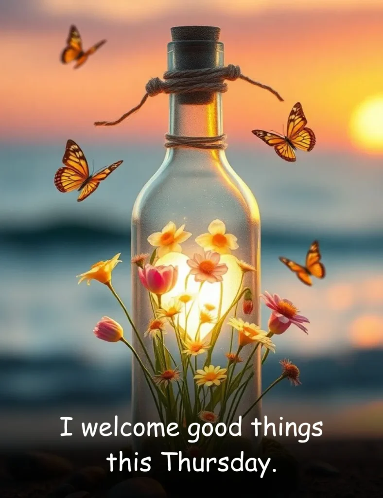 I welcome good things this Thursday.
