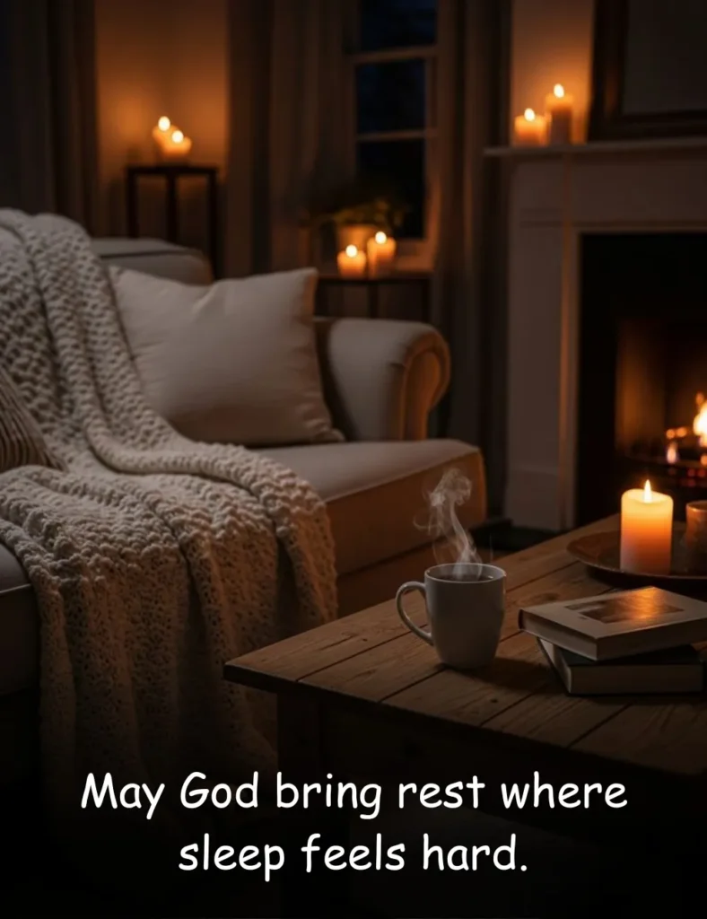 May God bring rest where sleep feels hard.