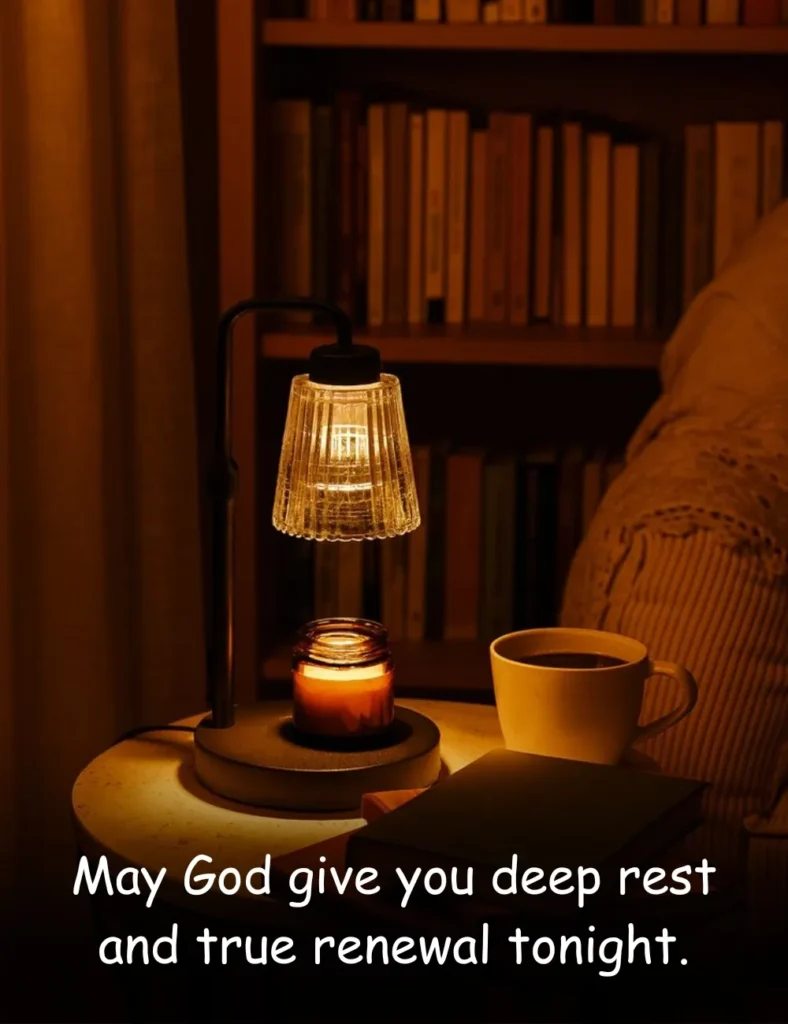 May God give you deep rest and true renewal tonight.