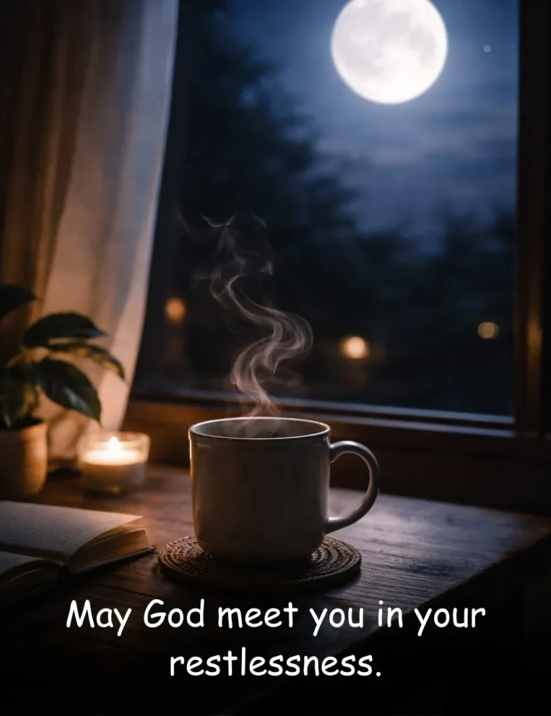 May God meet you in your restlessness.
