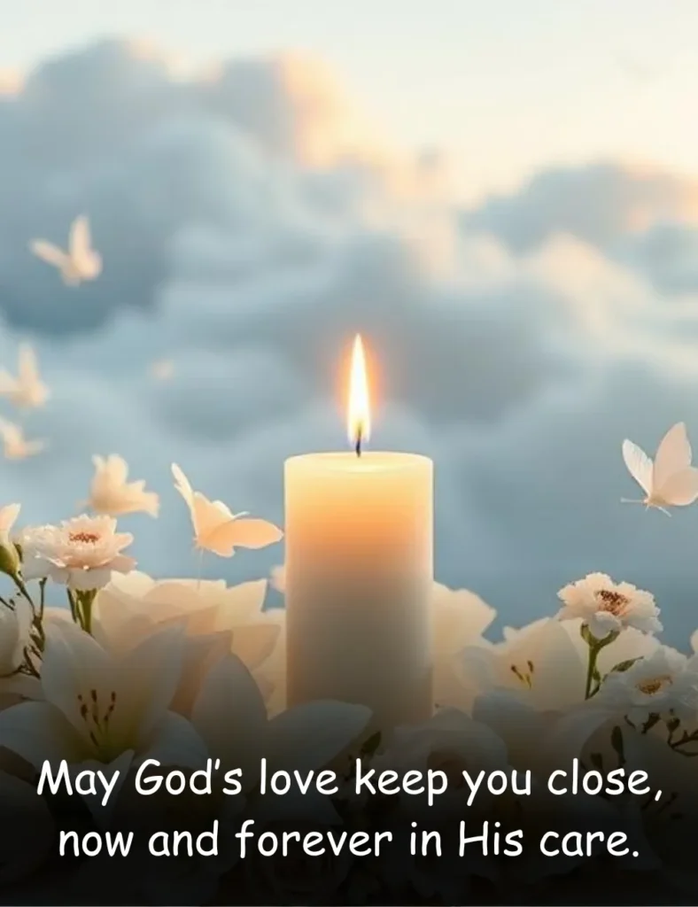 May God’s love keep you close, now and forever in His care.