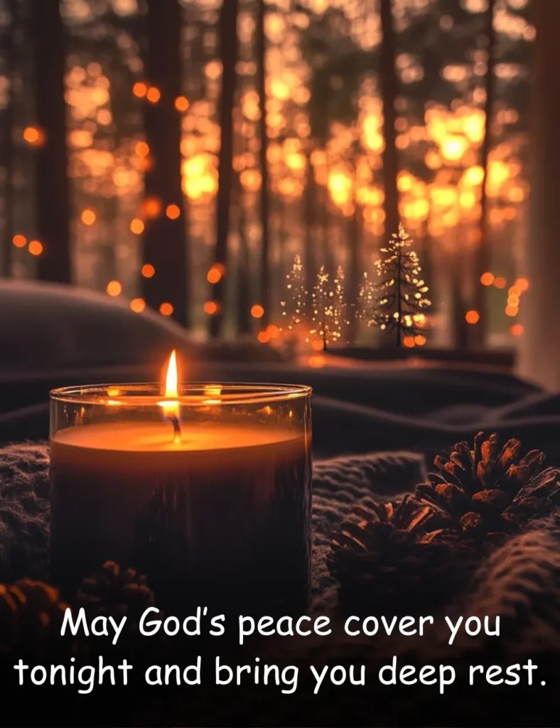 May God’s peace cover you tonight and bring you deep rest.