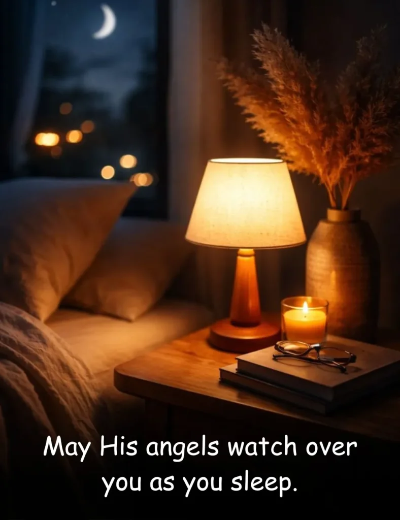 May His angels watch over you as you sleep.