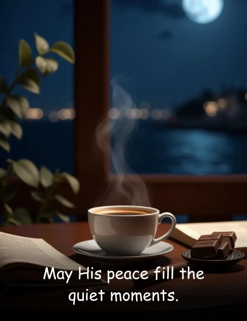 May His peace fill the quiet moments.