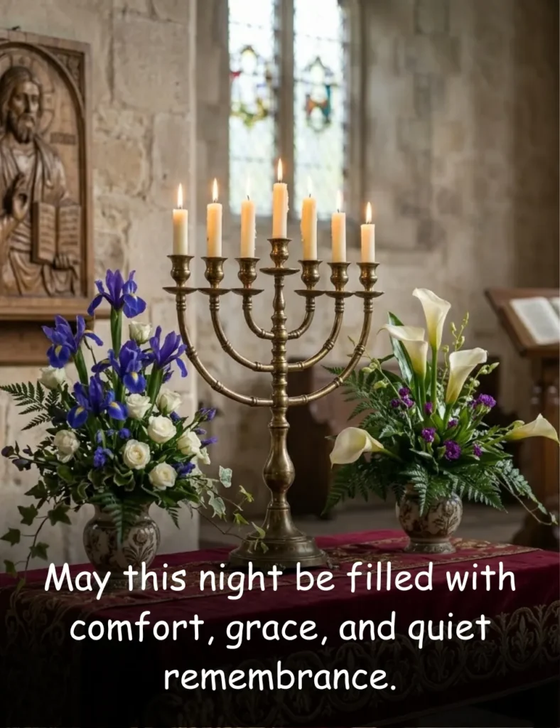 May this night be filled with comfort, grace, and quiet remembrance.