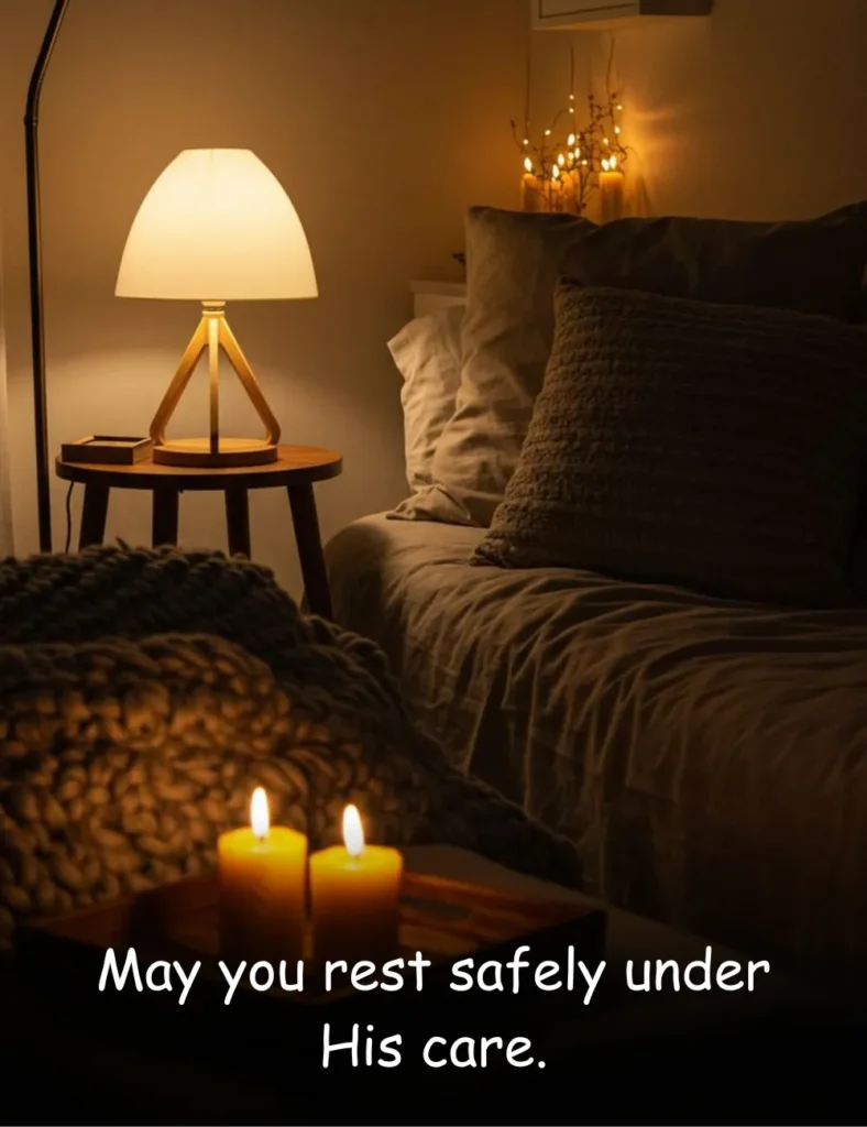 May you rest safely under His care.