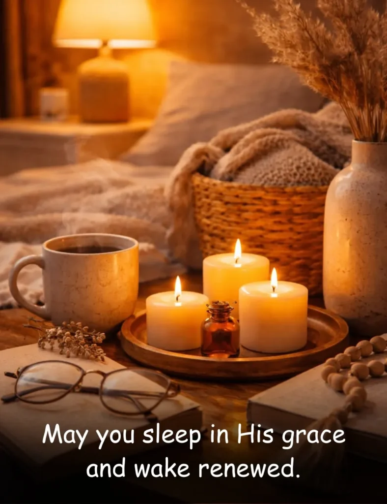 May you sleep in His grace and wake renewed.
