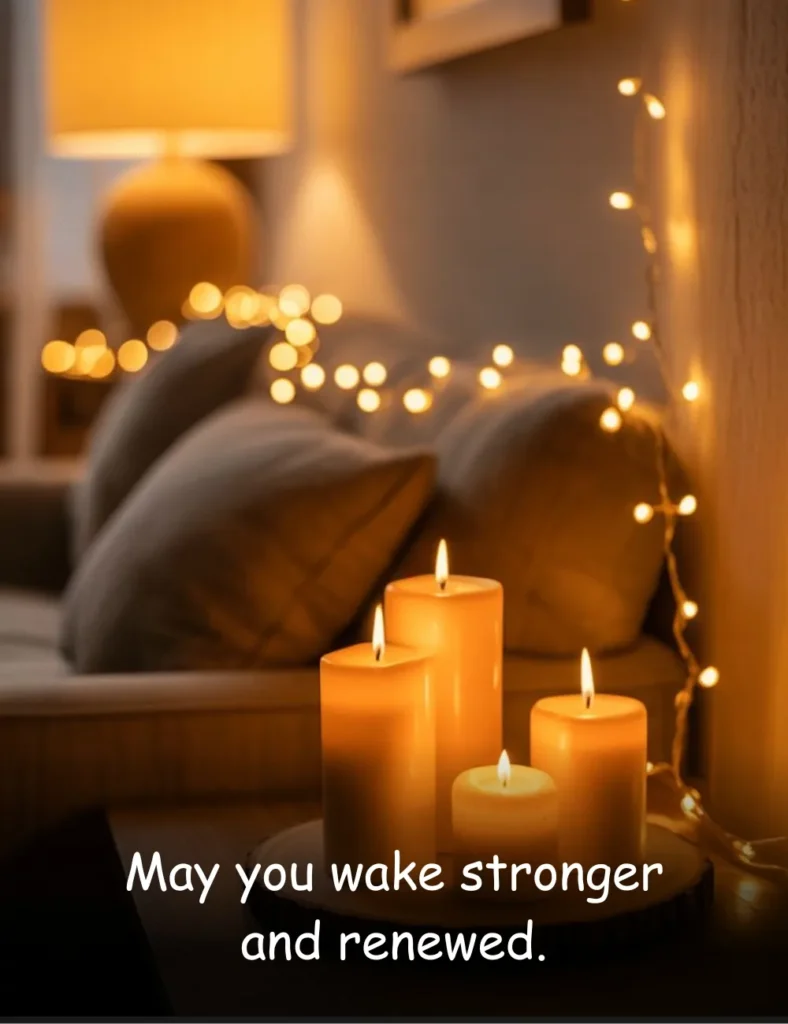 May you wake stronger and renewed.