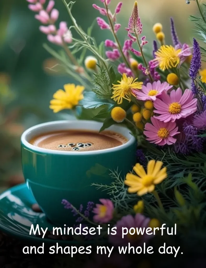 My mindset is powerful and shapes my whole day.