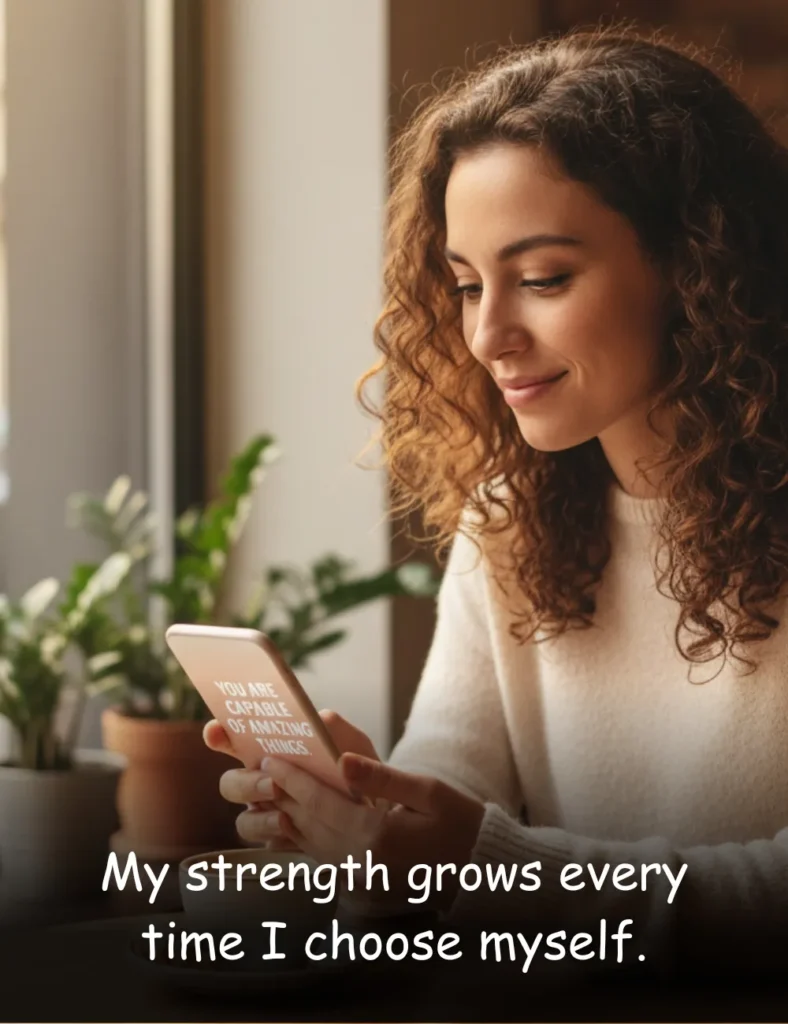 My strength grows every time I choose myself.