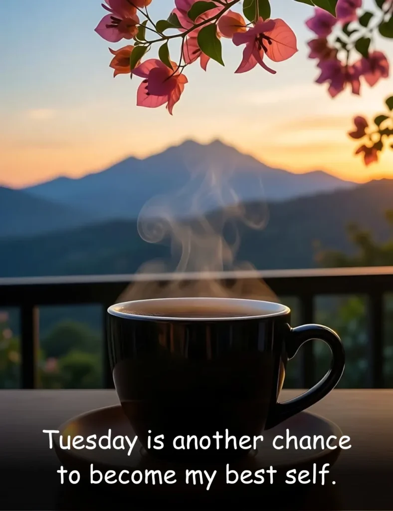 Tuesday is another chance to become my best self.