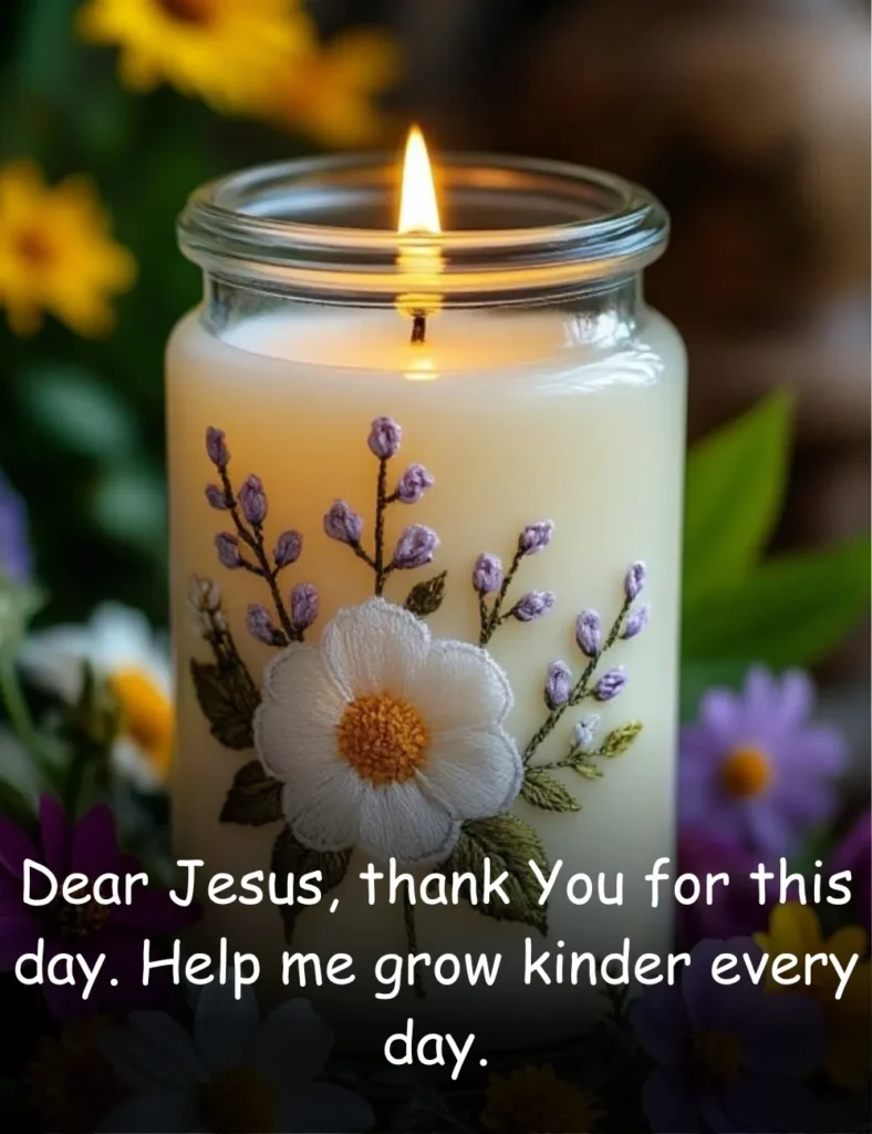 Dear Jesus, thank You for this day. Help me grow kinder every day.