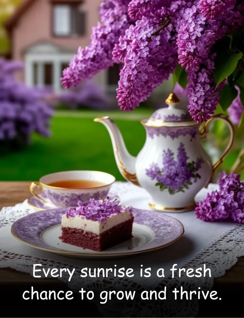 Every sunrise is a fresh chance to grow and thrive.