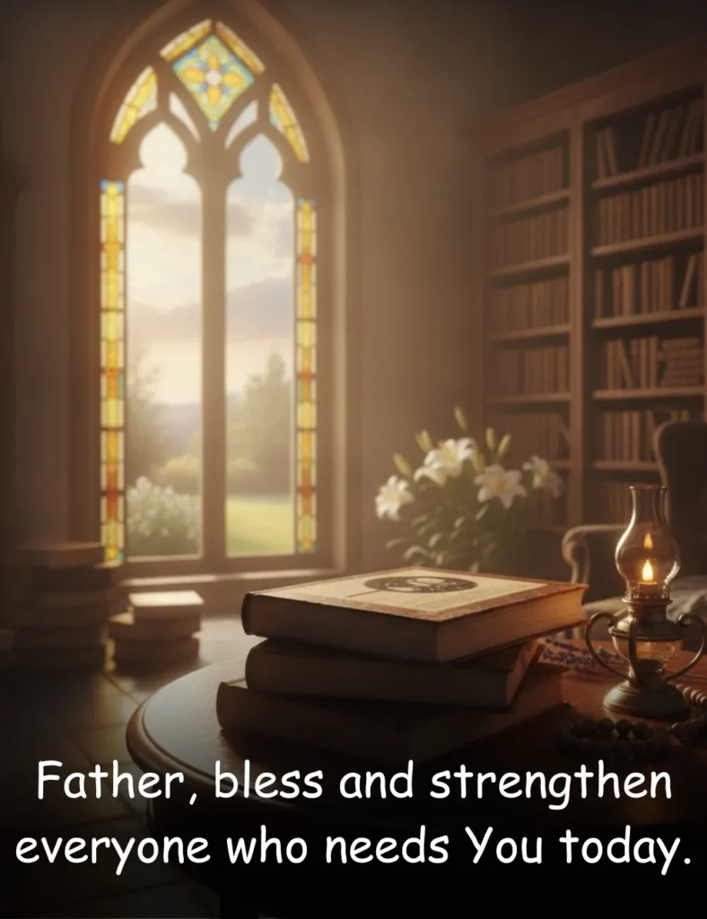 Father, bless and strengthen everyone who needs You today.