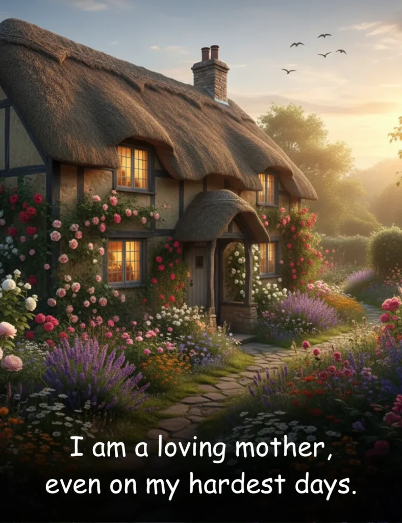 I am a loving mother, even on my hardest days.