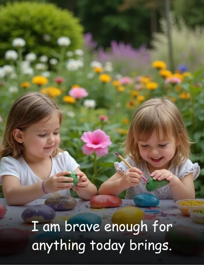 I am brave enough for anything today brings.