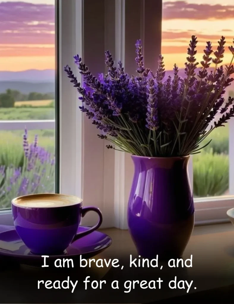 I am brave, kind, and ready for a great day.