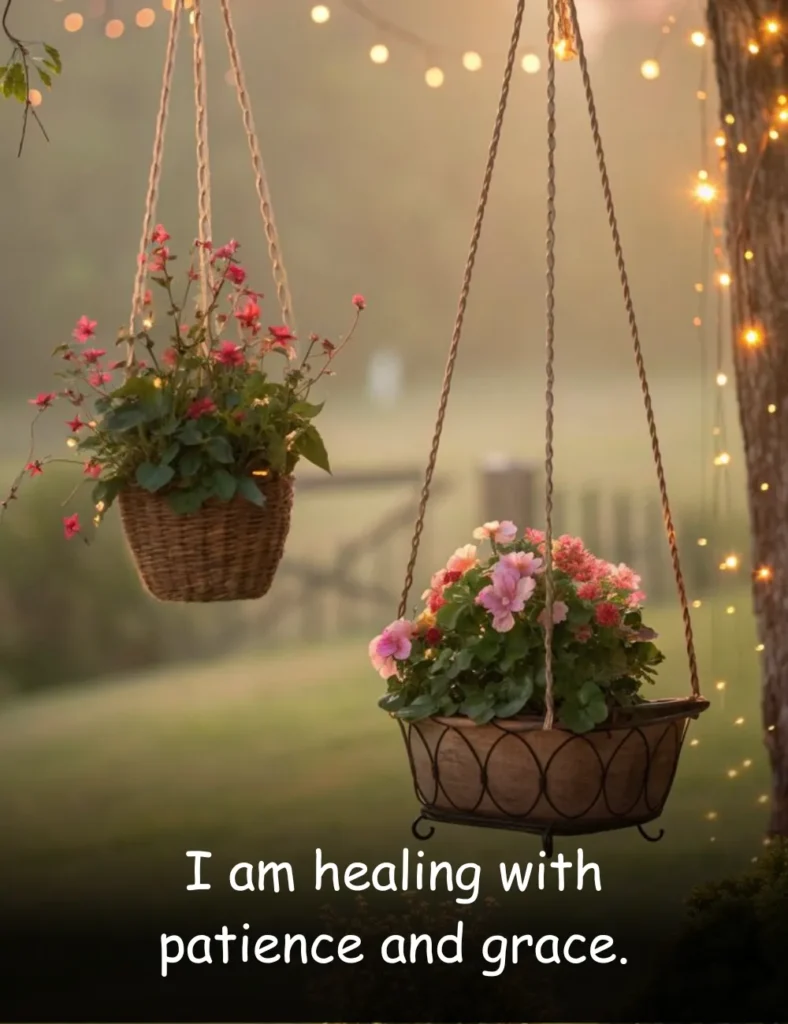 I am healing with patience and grace.