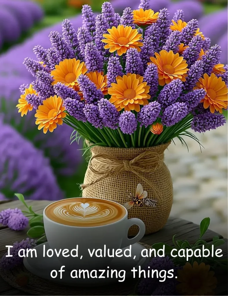 I am loved, valued, and capable of amazing things.