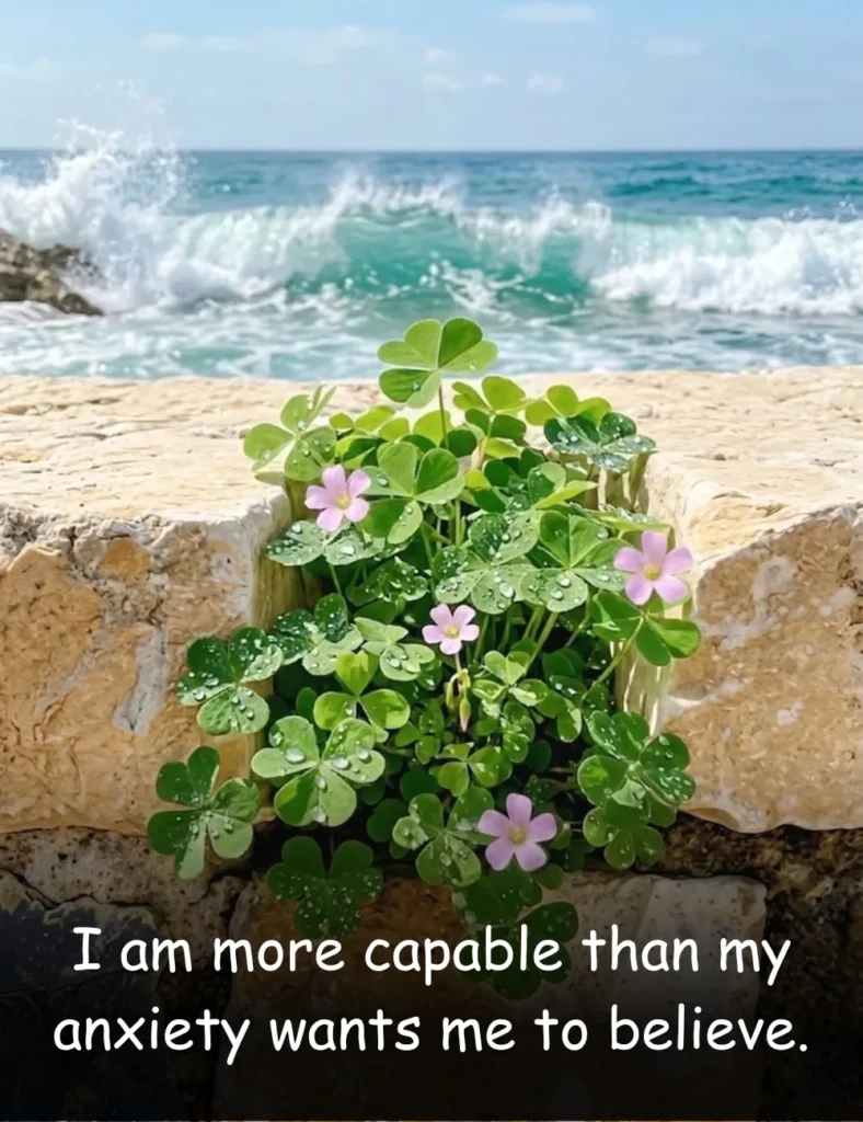 I am more capable than my anxiety wants me to believe.