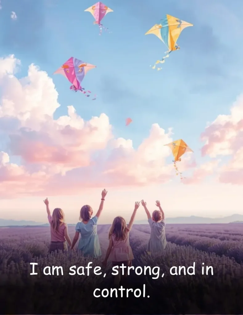 I am safe, strong, and in control.